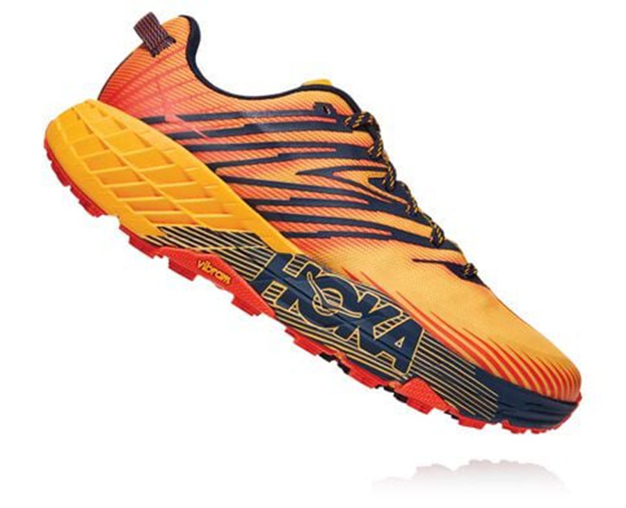 Hoka One One Spor Ayakkabı Erkek Turuncu - Speedgoat 4 - BQ0347861